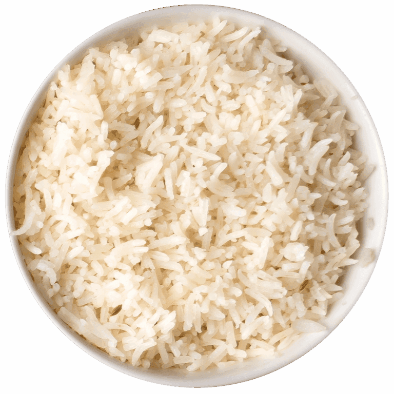 Steamed basmati rice at Tikka Drive Chandler, AZ