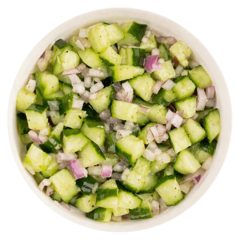 Cucumber salad at Tikka Drive Chandler, AZ