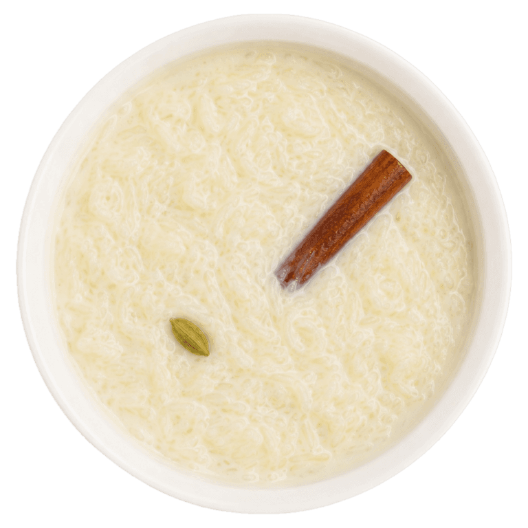 Kheer rice pudding with cardamom and cinnamon at Tikka Drive in Chandler, AZ